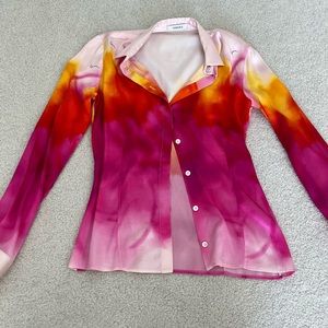 Versace Satin Blouse